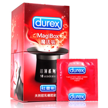 杜蕾斯魔法超薄装安全套避孕套 超值家庭装18只计生情趣性用品CR