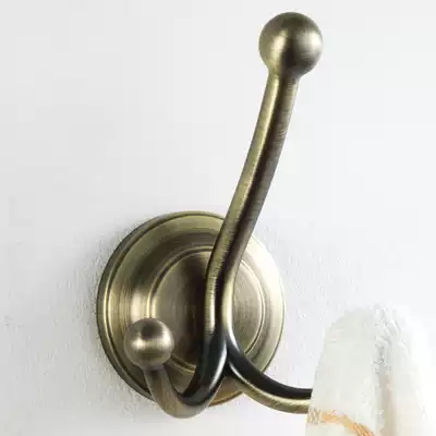 Omo antique clothes hook door rear coat hook Hook row hook kitchen wall hanging single hook dressing room adhesive hook bathroom pendant