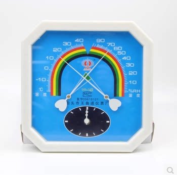 Octagonal dry and wet thermometer household indoor medical pharmacy industry high precision temperature and humidity meter
