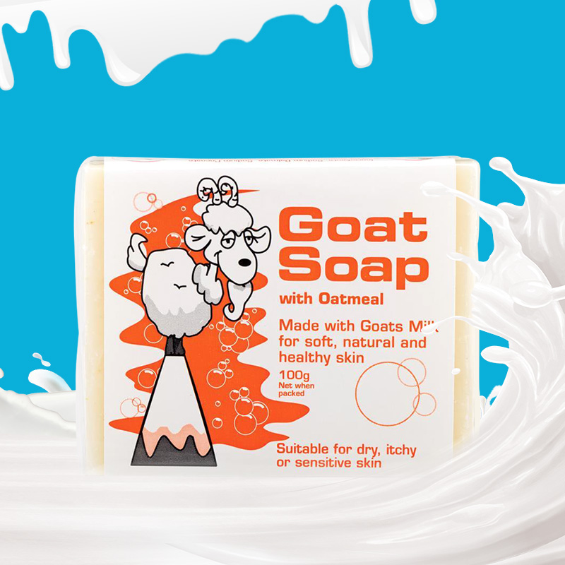 Goat Soap羊奶皂山羊奶润肤皂羊奶手工皂燕麦味洁面皂滋润保湿