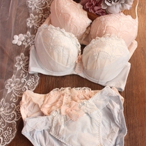 Disc Bras gather Big Cup big breasts womens underwear set Xiaoqing new cute bra 75c75d80b80c