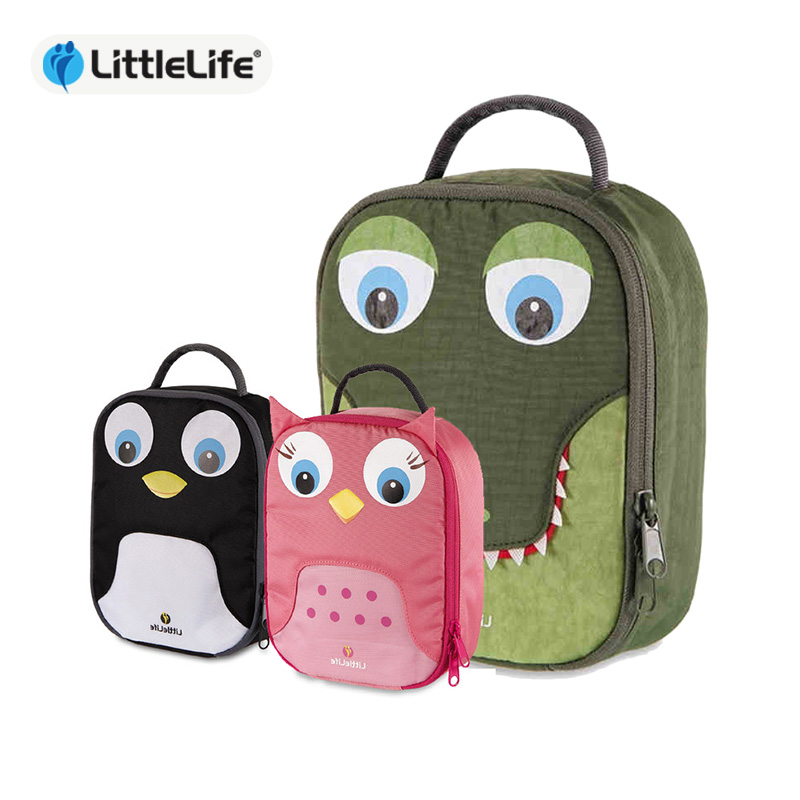 英国Littlelife动物造型儿童零食包午餐野餐包便当包手拎包大容量