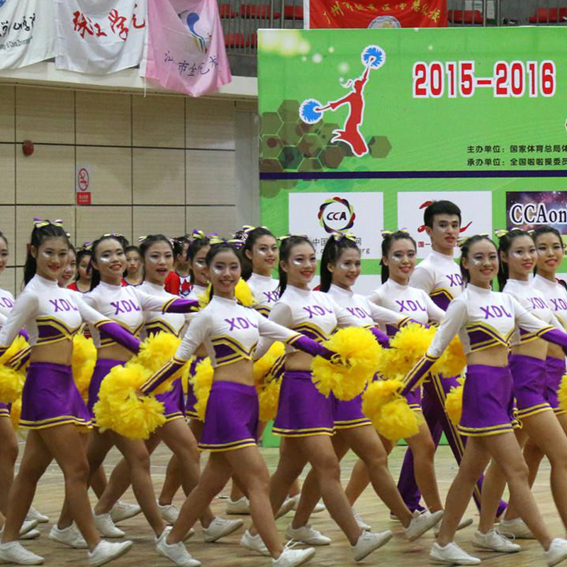 Customize cheerleading clothing competitive bodybuilding aerobatics workout performance match suit 18 years new female adult