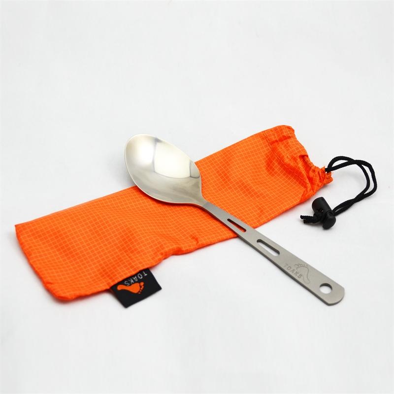 TOAKS one thousand oak SLV-13 pure titanium straight shank titanium spoon classic wide front page metal environmentally-friendly cutlery spoon