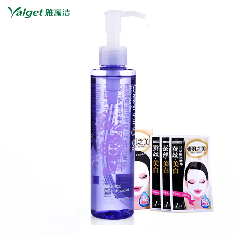 雅丽洁 山茶花卸妆油150ml 深层清洁 脸部眼部唇部 润泽肌肤保湿
