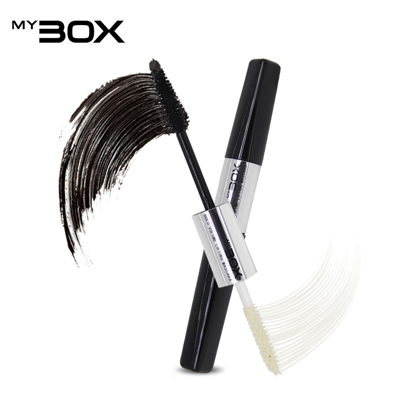 mybox魅力可诗惊艳超长睫毛膏防水不晕染纤长卷翘浓密双头睫毛液