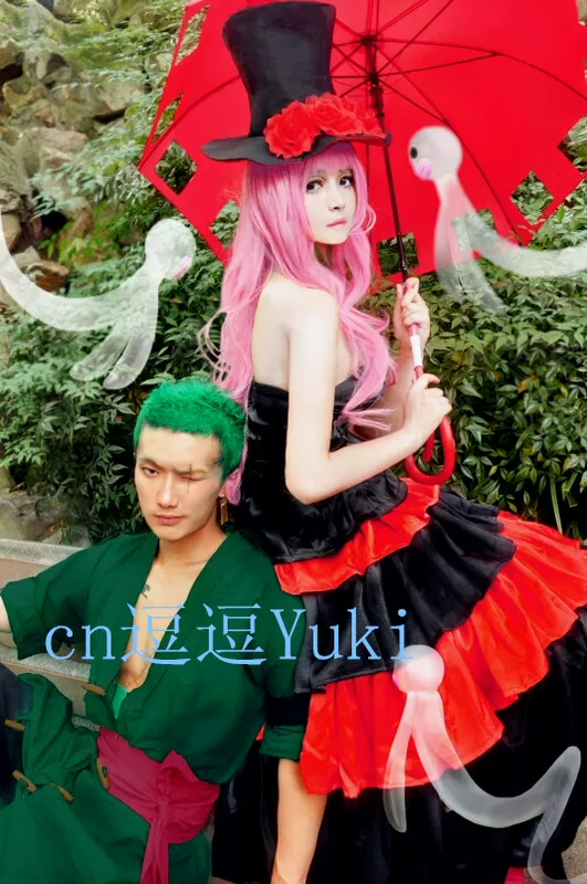 Perona two years later cosplay costume, One Piece Zoro outfit. cosplay — main view
