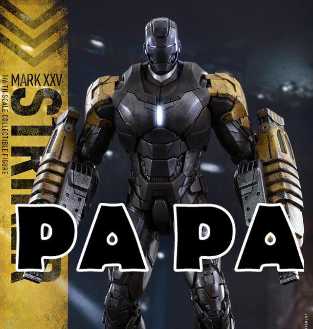 New off-the-shelf HOTTOYS HT MMS277 gang ironman 3 MK25 Raiders Striker