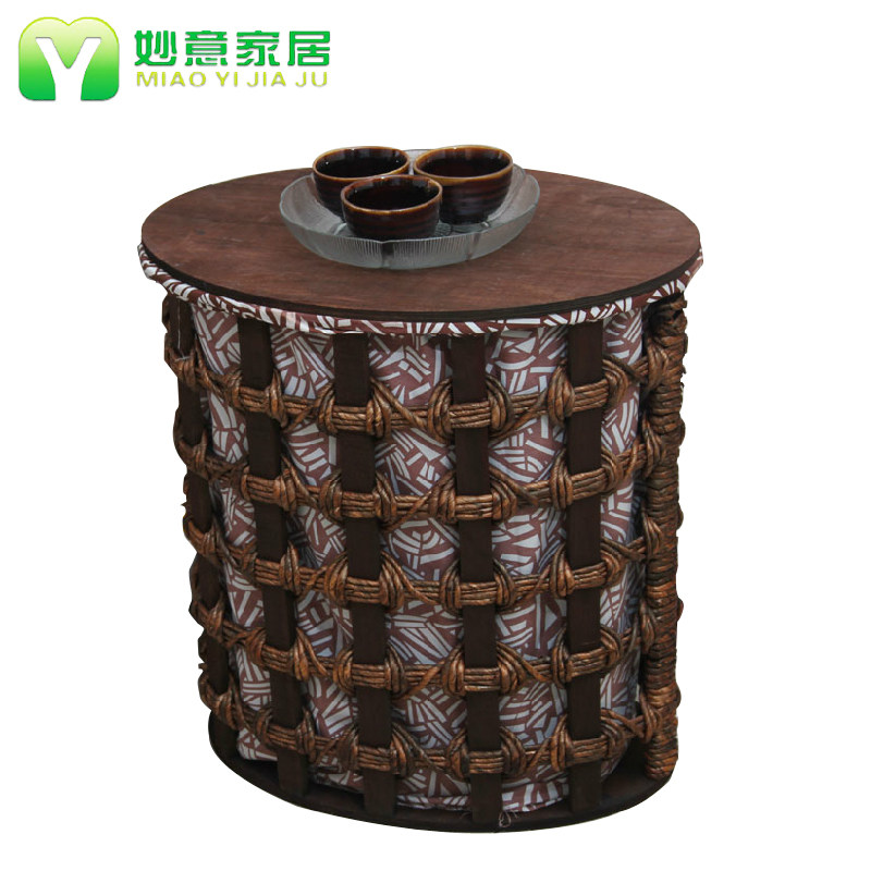 Dirty clothes storage basket rattan covered clothes basket storage basket dirty clothes basket toy storage basket large