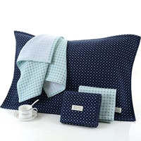 Gối cotton dành cho người lớn Mồ hôi thoáng khí Không bóng Vải không phai vỏ gối đẹp