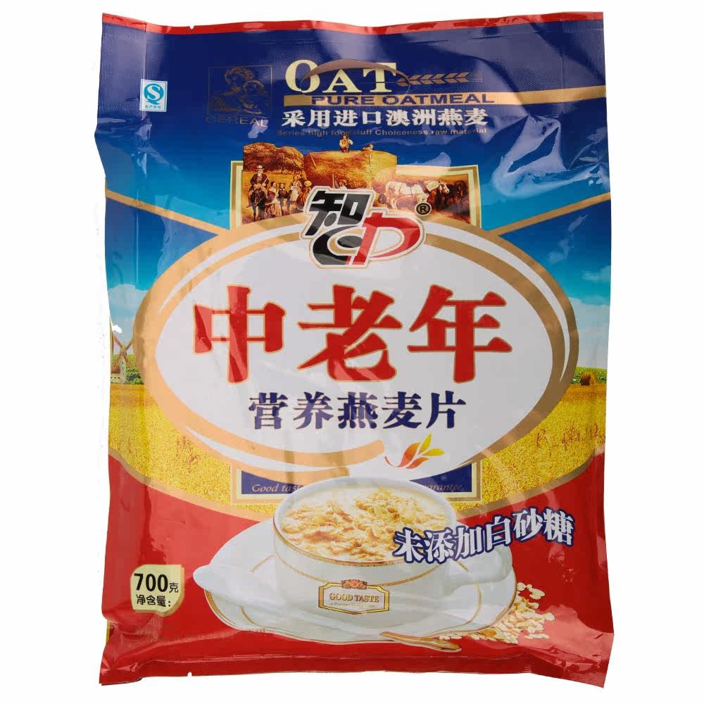 智力 中老年无糖营养燕麦片700g/袋