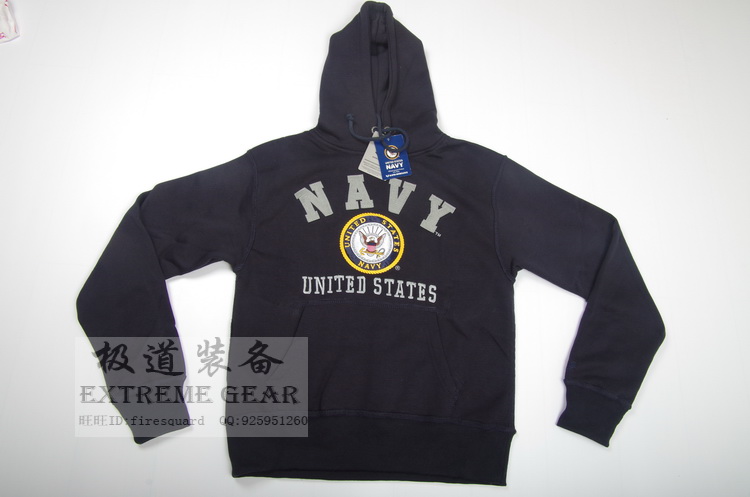 Pole road equipment Original US NAVY American Sea Jun certified commemorative sweatshirt fleece hoodie