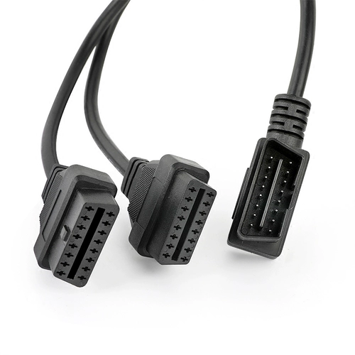 АВТОМОБИЛЬНАЯ ПЕРЕДАРОВАЯ ЛИНИЯ L -образный OBD2 ONE -точка линия расширения локоть на 90 градусов, одно сопротивление, две соединенные линии 16 Core Connection