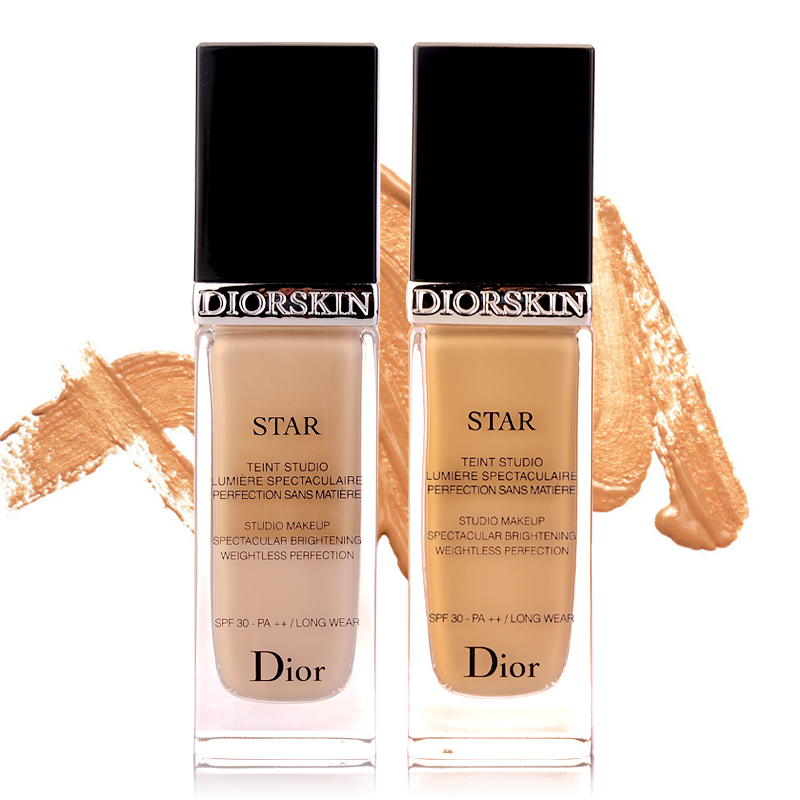 香港直发！Dior迪奥星光粉底液SPF30/PA++ 哑光凝脂保湿遮瑕