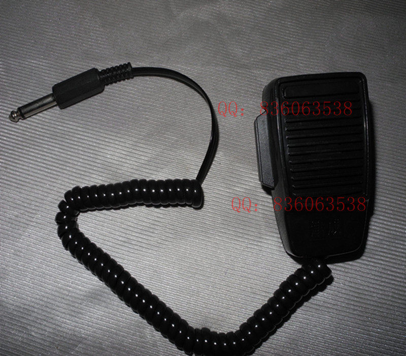 Vehicular publicity hand grab the speaker of the microphone and the microphone with the microphone 12V on-board recording of the speaker handle