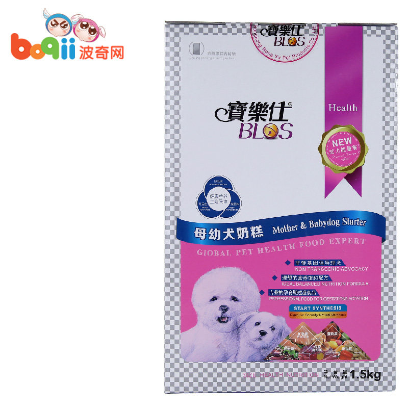 宝乐仕 母幼犬奶糕1.5kg 比熊幼犬奶糕狗粮 离乳幼犬粮 宠物狗粮