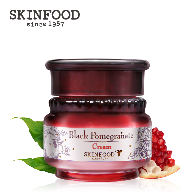 skinfood思亲肤 黑石榴莹润面霜 保湿补水紧致护肤品修复肌肤光滑