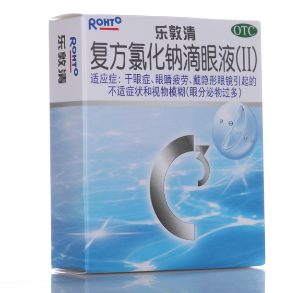 乐敦清 复方氯化钠滴眼液Ⅱ13ml 干眼症 缓解视眼疲劳 眼药水