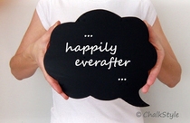 Creative wedding shooting props DIY black cloud speech bubble pregnancy photo party shooting prop