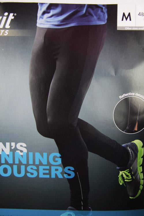 Exported to Germany, Stretchy, Breathable, Jogging Sports Pants with Reflective Strips