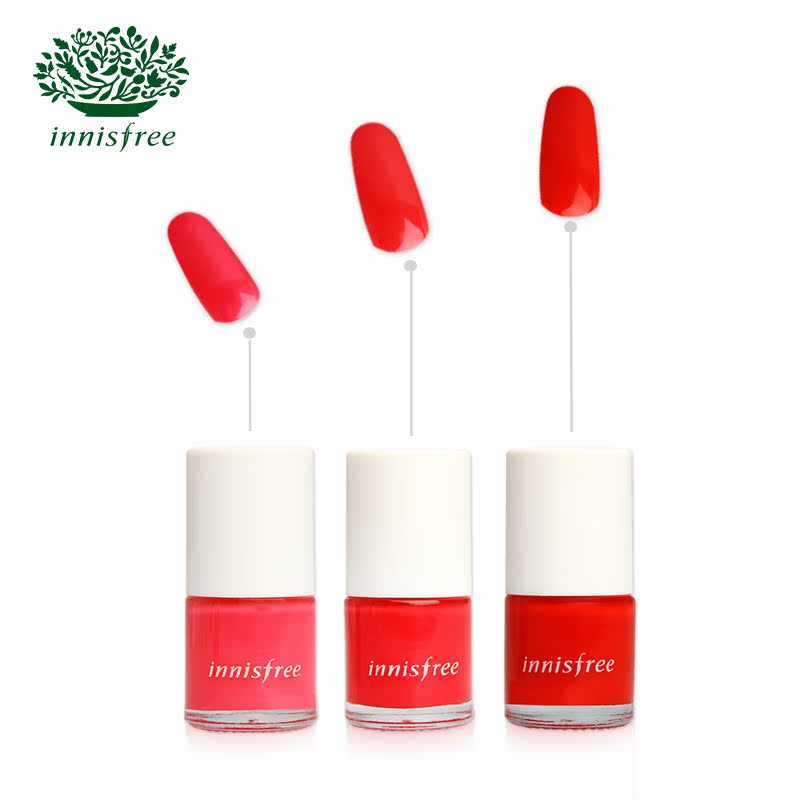 innisfree/悦诗风吟生机指甲油 无毒 快干 不易脱色