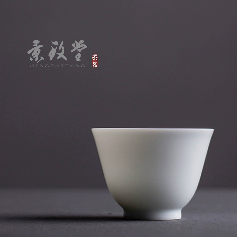 Jingtang Jingdezhen Tách trà Tách trà bằng gốm sứ Thủ công Bộ tách trà Cốc đơn Cốc chủ Cốc sứ trắng Cốc cá nhân - Trà sứ