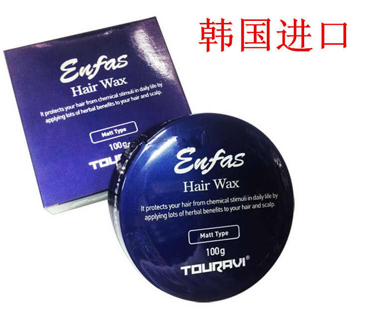 Touravi Enfas Hair Wax Matt Korean Imported Styling Wax Matte