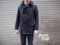 Used spot OLD JOE DOUBLE BLASTED OVER COAT U S N 1910S P-CAOT