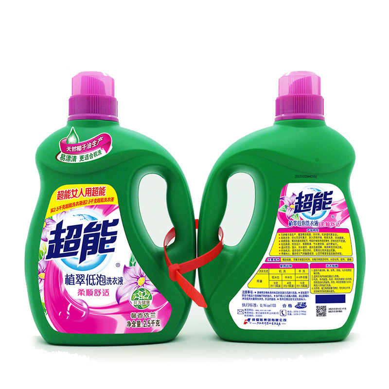【苏宁易购】超能洗衣液植翠低泡柔顺2.5kg+植翠柔顺2.5kg