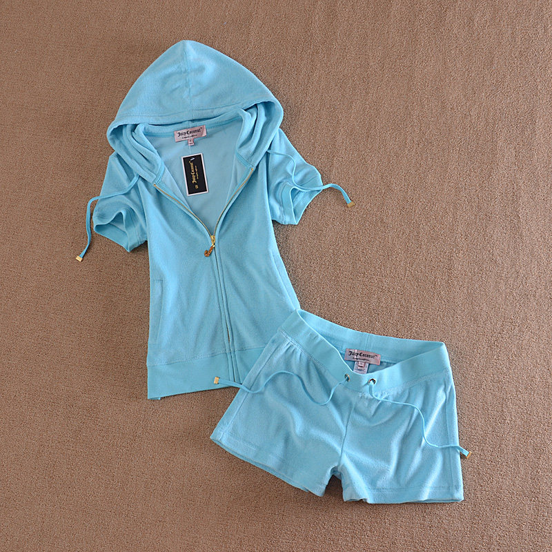 2023 Summer Sports Set Women's Leisure Two - Piece Towels Short Sleeve Casual Set Pure Cotton Cotton Cotton Cotton Cotton Cotton Cotton Cotton