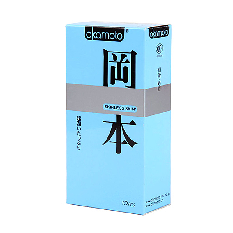 包邮冈本避孕套skin系列超润滑超薄安全套保险套成人情趣性用品