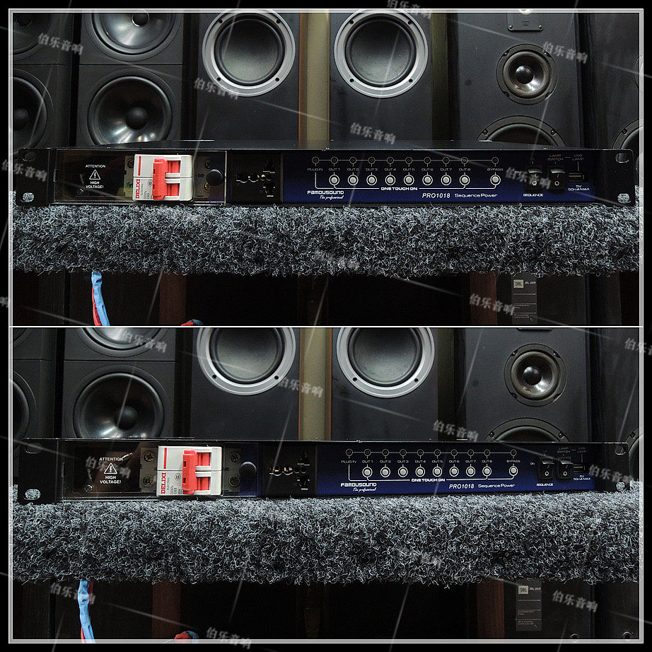 Original Second-hand FAMOUSOUND FAMOUS PRO1018 Professional stage 8-way power chronotor with USB