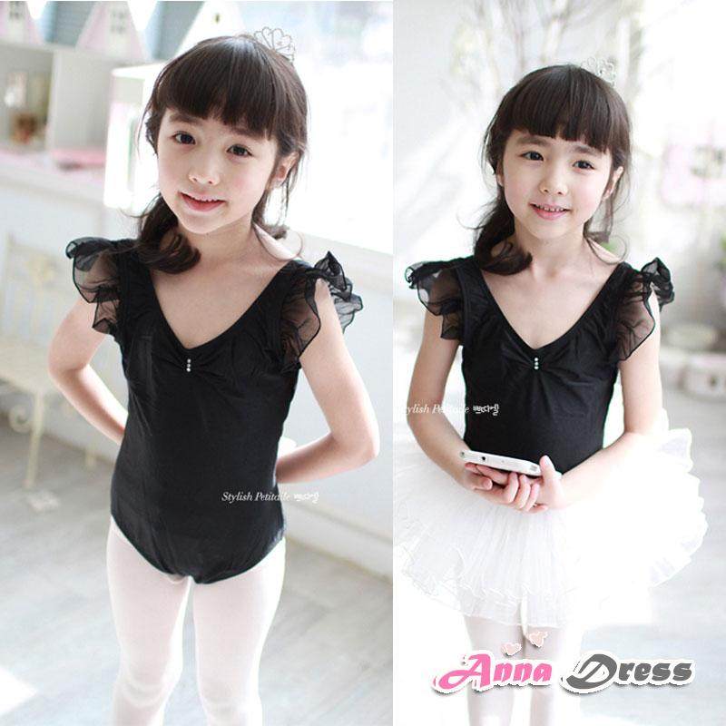 Discount Korean imported children's ballet new girl baby dance performance practice clothing sling ballet dress