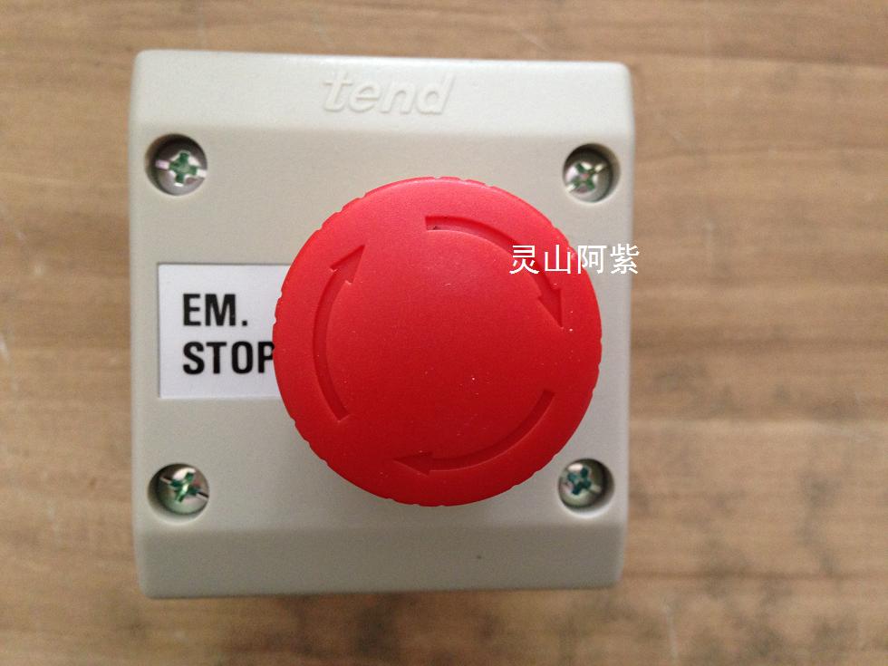 Original Taiwan button box with emergency stop switch TN2B1-BKR fake one penalty 11 normally closed