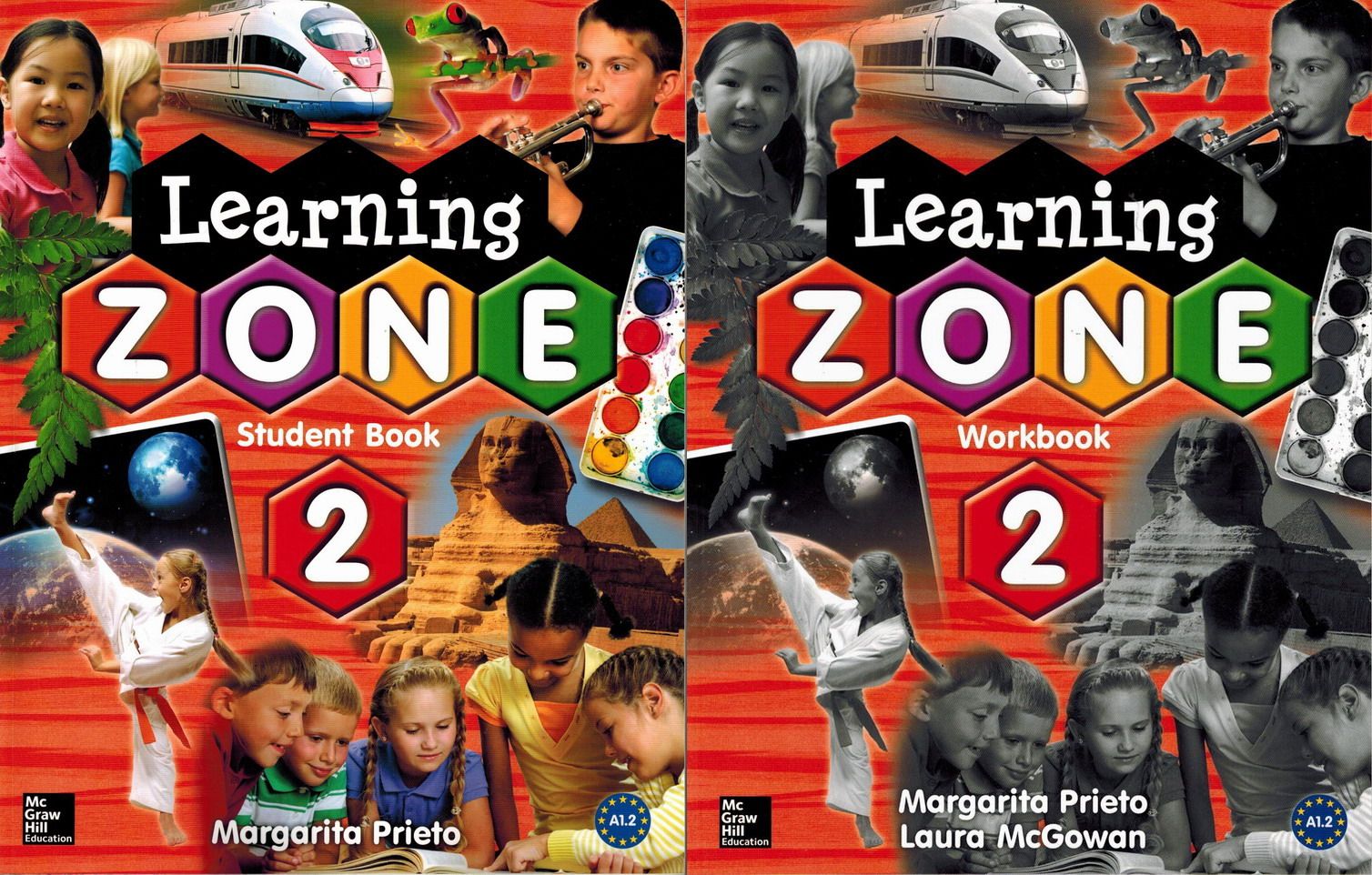 Beijing delivery new version of children's English textbook Learning Zone 2 student book exercise book CD set