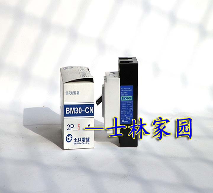 Chongguan promotion Shihlin air switch BM30 CN 2P 5A 15A Shihlin plastic case circuit breaker Shihlin air switch