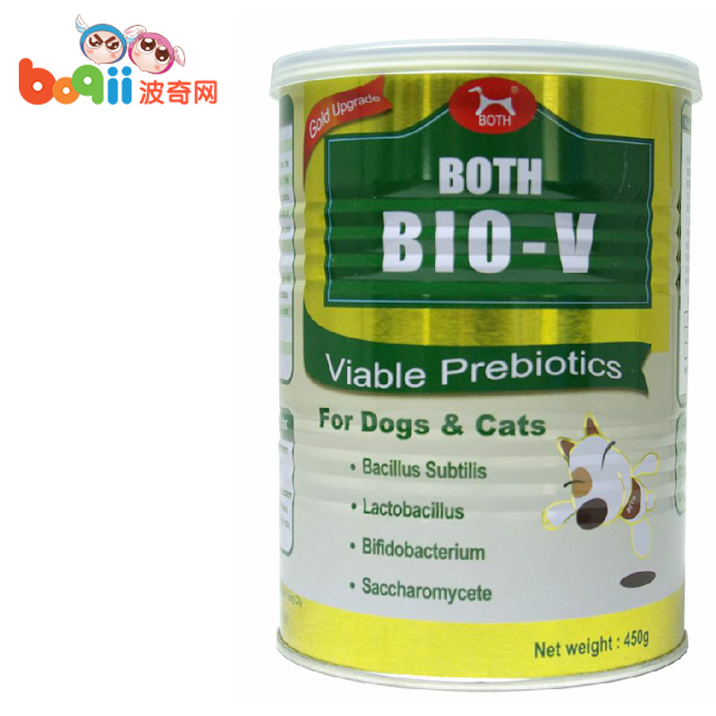 波奇网 宠物保健品Both活菌益生元450g犬猫益生菌泰迪狗营养品