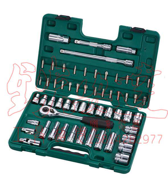 Sata 58-piece set of 12 5MM series metric set tool 1 2 series sleeve set 09007