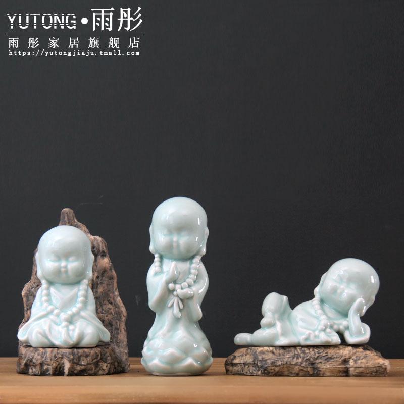 Zen ceramic furnishing articles manual its of new Chinese style household soft outfit rich ancient frame between example porch decoration decoration