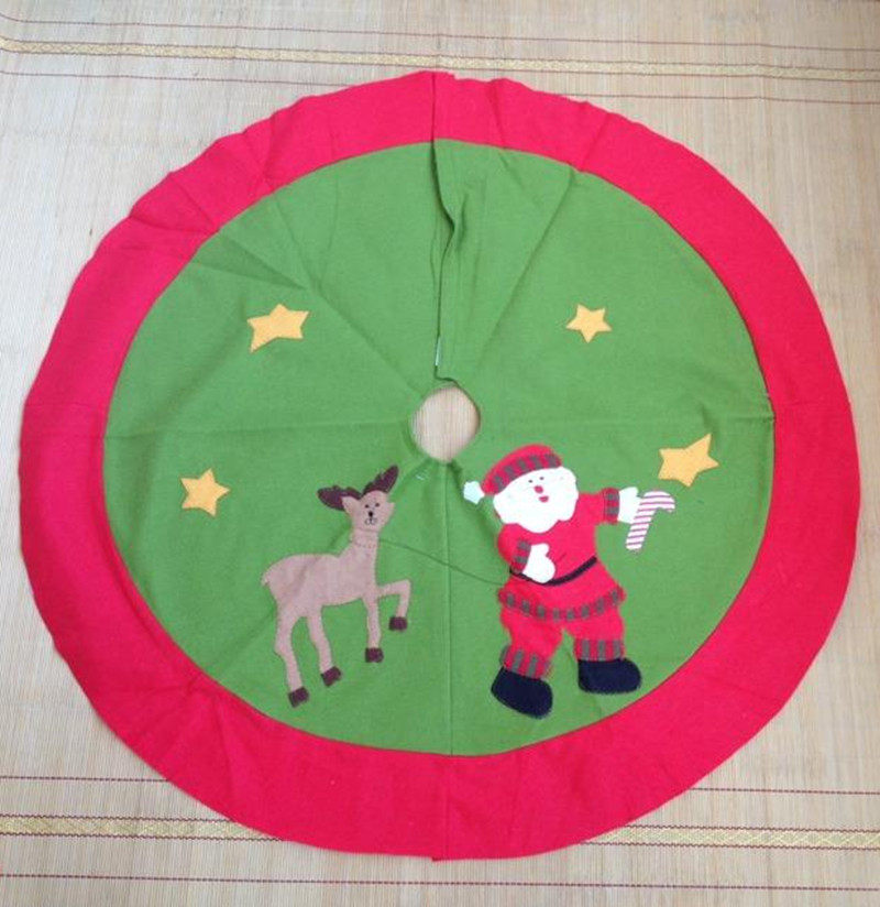 Christmas Tree Apron Christmas Ornaments Embroidered Christmas Tree Skirts Christmas Tree Ornaments Tree Mats Base Rugs
