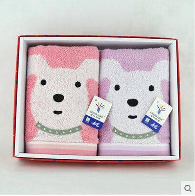 Gold Number Pure Cotton Two Face Towels G1850WH Towel Gift Box Gift Benefit Wedding CHEAP PROMOTION