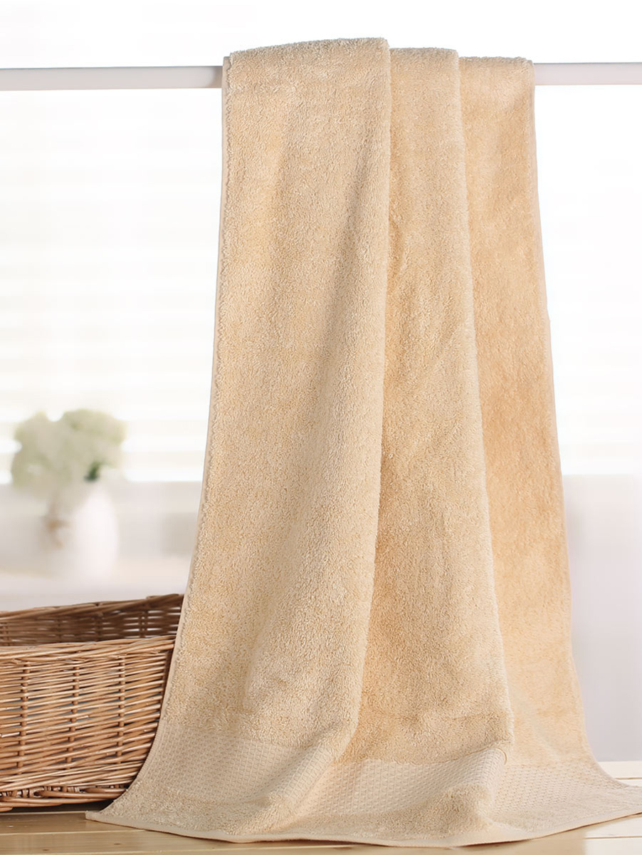 terry palmer|米色宫廷花埃及棉浴巾