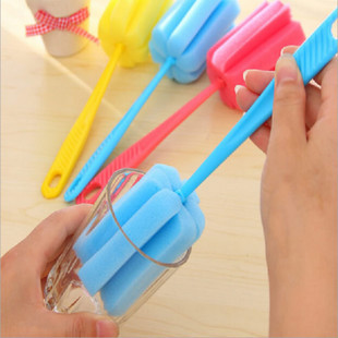 Day Style Long Handle Powerful Decontamination Cup Brushed Wash Cup Sponge Brush Cleaning Brush Bottle Brushed Long Bottle Brush