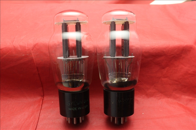 真空管　6B4G 2本セット 現状】シルバニア SYLVANIA 6B4G 2本セット 真空管 @54077