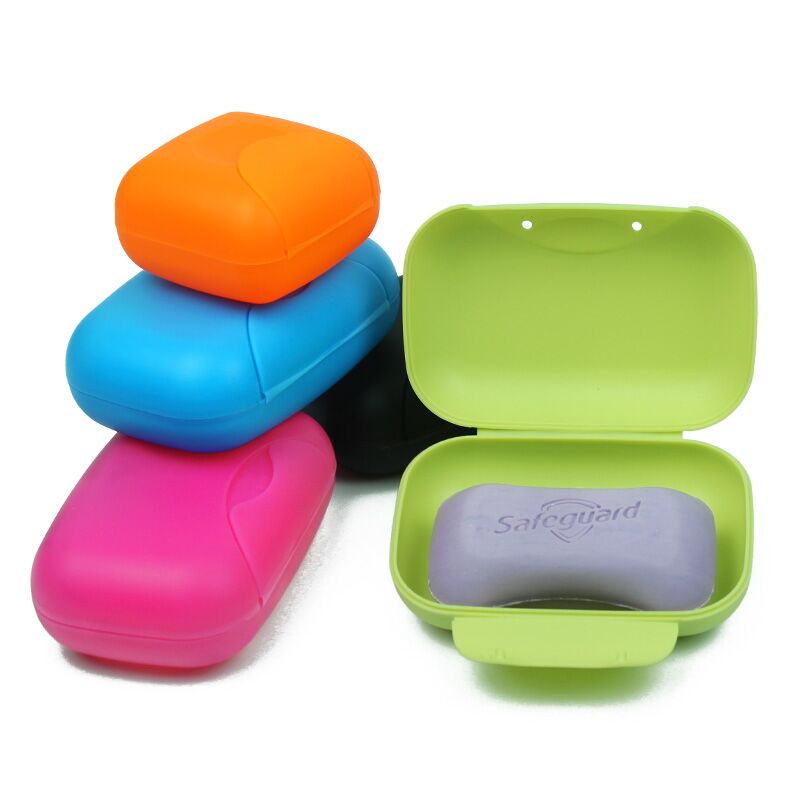 Creative plastic Mini travel soap box small business trip portable seal with lid not leaky soap box big