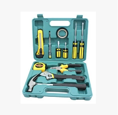 Maintenance emergency 12-piece set household toolbox gift combination tool set household hardware set