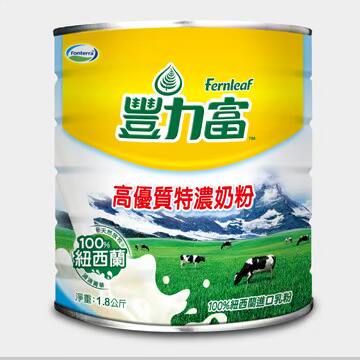 丰力富 高优质特浓奶粉1.8KG台湾官网直邮进口