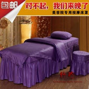 miễn phí vận chuyển bông denim bedspread vẻ đẹp pro mềm massage body bông bông tùy chỉnh chuyên nghiệp mềm và thoải mái - Trang bị tấm