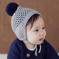 South Korea imported newborn hat autumn and winter baby baby wool hat boy girl tide 0-3 months newborn