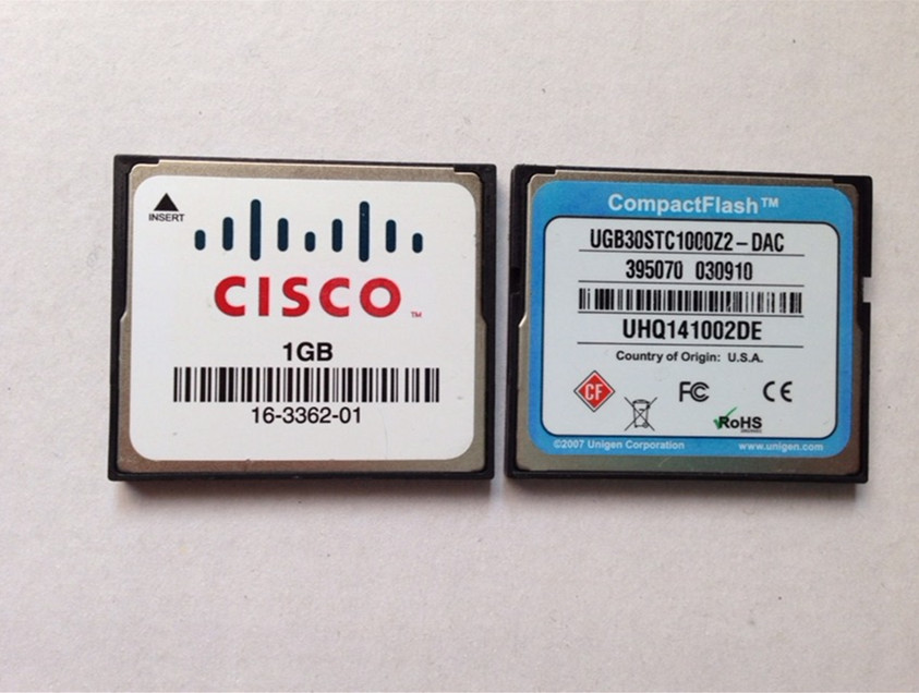 New original US production CISCO CF1GB industrial CF card 1G Cisco routing